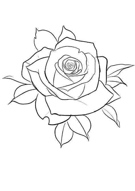 Chest Tattoo Stencils, Rose Tattoo Stencil, Simple Rose Tattoo, Hand Outline, Realistic Rose Tattoo, Rose Outline, Rose Flower Tattoos, Rose Drawing Tattoo, Rose Hand Tattoo