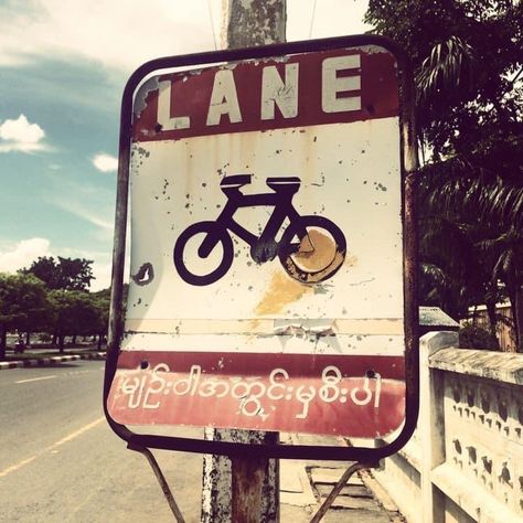 Myanmar Aesthetic, Vintage Myanmar, Myanmar Art, Yangon, Website Design Services, Street Signs, Burmese, Fonts Design, Myanmar