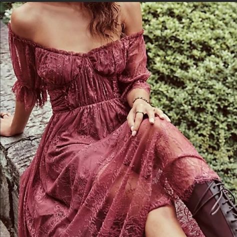 Dear Jane Lace Dress Xs Will Fit S Nwot Boho Chic Outfits, Lace Midi, Mini Velvet Dress, Lace Maxi, Lace Midi Dress, Lace Maxi Dress, Free People Dresses, Free People Dress, Boho Clothing