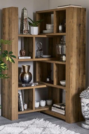 Corner Ladder Shelf, Tall Shelves, Furniture Finishes, Bookcase Shelves, Corner Shelves, Shelf Design, Furniture Collections, Display Shelves, Furniture Collection