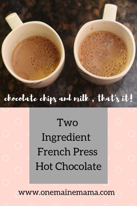 How To Make French Hot Chocolate, French Press Aesthetic, French Press Hot Chocolate, List Of Things I Love, French Press Tea, Hot Chocolate Recipe Homemade, Microwave Recipe, Javy Coffee, Recipes Drinks