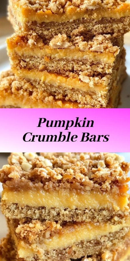 #Pumpkin Pie Crumble Bars: Celebrate the cozy flavors of autumn with these delicious Pumpkin Pie Crumble Bars. Combining a buttery crust, creamy pumpkin filling, and sweet crumble topping, this delightful treat is perfect for any fall gathering or just a comforting snack at home. Pumpkin Crumble Bars, Pumpkin Pie Crumble, Pumpkin Crumble, Pumpkin Pie Cookies, Pumpkin Filling, Pumpkin Delight, Easy Pumpkin Pie, Pie Crumble, Crumble Bars