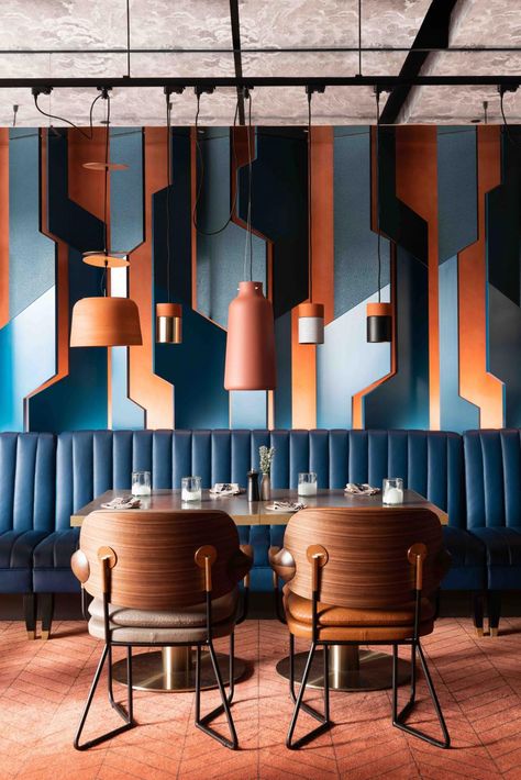 Interior Art Deco, Restaurant Vintage, Modern Restaurant, W Hotel, Design Room, Retro Interior, Hotel Interiors, Design Hotel, Interior Modern