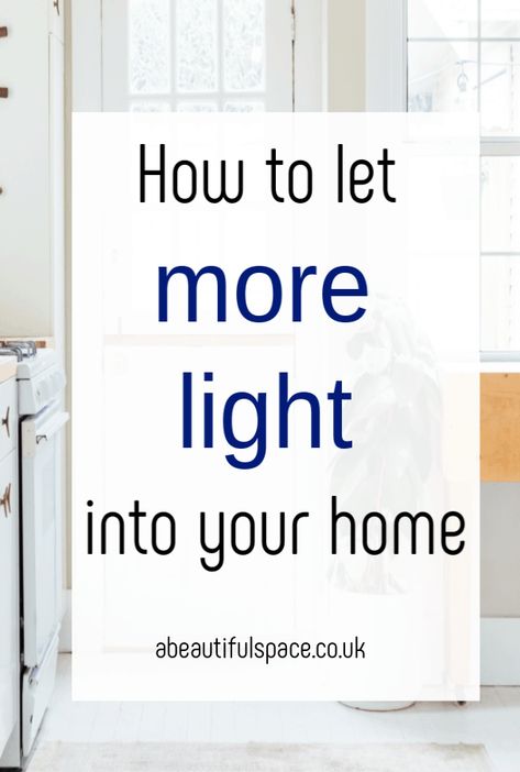 Let light into your home, let more light into your home with these super simple and effective tips #light #naturallight #lightyourhomr #homelighting #lights Lightwell Ideas, Homemade Garden Decorations, Roof Lantern, Gorgeous Interiors, Sliding Patio Doors, Saving Ideas, Beautiful Lighting, Open Plan Living, Simple House