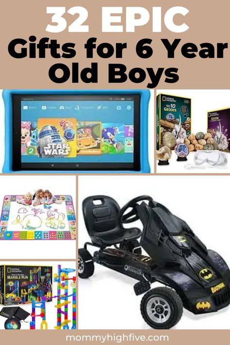 Looking for the best birthday presents for 6-year-old boys? Look no further than our birthday gift guide, which includes a wide range of options for every interest and personality. Whether you're shopping for a sports fan, a budding artist, or a future engineer, we've got you covered with 32 EPIC Birthday Gift Ideas for 6- year old Boys. Shop for the coolest boys toys and birthday presents for your 6-year-old with our comprehensive gift guide. 6 Year Boy Old Bedroom Ideas, Presents For 6 Year Boy, Gifts For Boys 4-6, Birthday Gifts For 7 Year Boy, Toys For Five Year Olds, Christmas Gift Ideas For 7 Year Boy, Christmas Gifts For 6 Year Boy, Birthday Ideas For 6 Year Boy, Gift Ideas For 5 Year Boy