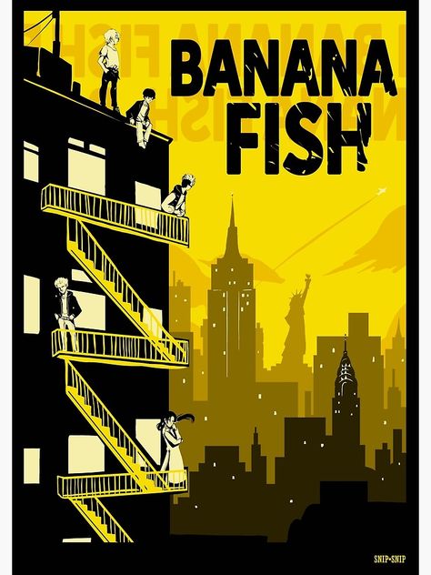 Anime Banana Fish, Foto Muro Collage, Anime Wall Prints !!, Retro Posters, Poster Anime, Anime Printables, Home Room Decor, Fish Wallpaper, Banana Fish