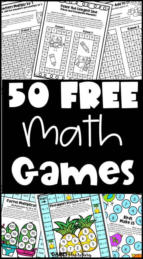 2nd And 3rd Grade Math Games, Subtraction Math Games For 2nd Grade, 2nd Grade Games Activities, Addition Games Fourth Grade, Mental Math Games 2nd Grade, Math Dice Games 3rd Grade, Addition Math Centers First Grade, Third Grade Addition And Subtraction, Third Grade Math Games Free