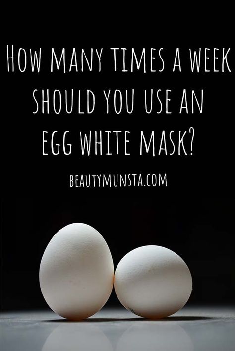 Using an egg white mask is one of the most amazing things you can do for your skin. But you may be wondering, how many times a week should I use egg white mask? Using an egg white mask daily is not a good idea. Egg White For Face, Egg Yolk Face Mask, Egg Face Mask, Egg White Mask, Egg White Face Mask, Natural Beauty Hacks, Egg Hair Mask, Baking Soda Face Mask, Egg Mask