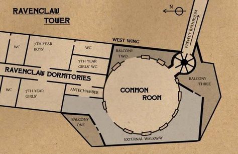 ravenclaw tower floor plan Ravenclaw Tower Map, Hogwarts Floorplan, Hogwarts Plan, Hogwarts Architecture, Ravenclaw Dormitory, Minecraft Neighborhood, Minecraft Hogwarts, Sims 4 Ideas, Ravenclaw Tower