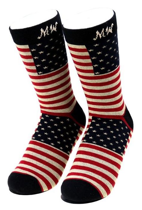 Montana West USA American Pride Fourth of July Patriotic Socks NEW! Men Women OS #MontanaWest #Casual Novelty Fashion, American Flag Clothes, Mens Fashion Week Street Style, Baseball Socks, 4th Of July Outfits, Usa Patriotic, Men's Socks, Strappy Sandals Heels, Striped Socks