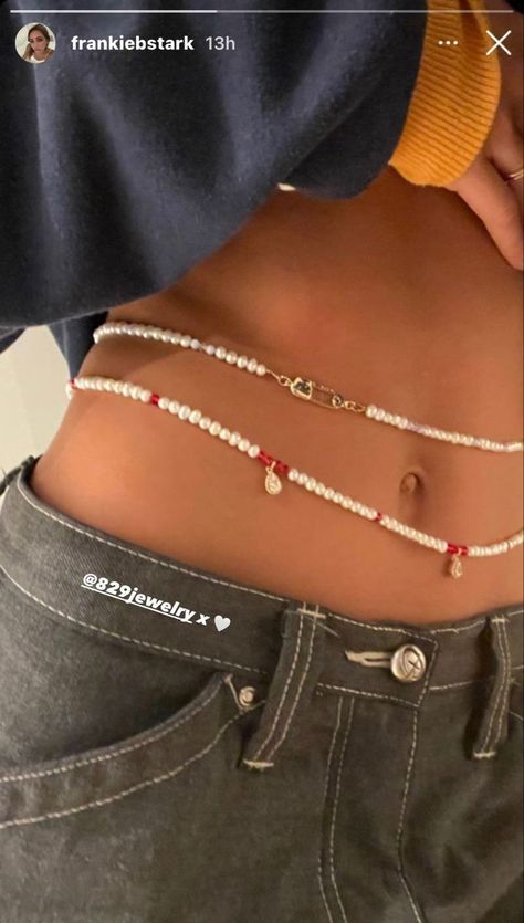 Chain Outfit, Chains Aesthetic, Waist Jewelry, Diy Collier, Belly Jewelry, Dope Jewelry, Belly Chain, Handmade Jewelry Diy, Body Chain Jewelry