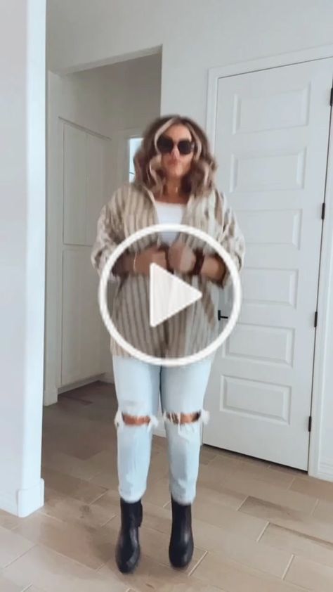 How To Style An Oversized Flannel, Shayna Moretti, Iann Dior, 3 Ways To Wear, Mid Size Fashion, Oversized Flannel, Music Mood, Outfit Posts, Short Video