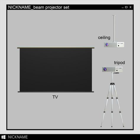 beam projector set | give me a nickname on Patreon Ts4 Cc Electronics Patreon, Sims 4 Cc Projector Screen, Sims 4 Functional Camera Cc, Tv Sims 4 Cc Patreon, Sims4 Tv Cc, Sims 4 Electronics Cc Patreon, Tv Cc Sims 4, Sims 4 Cc Tv Patreon, Sims 4 Electronics Cc