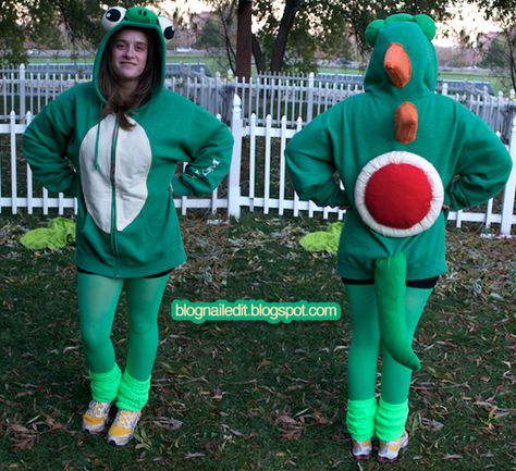 Yoshi Halloween Costume Yoshi Halloween Costume, Yoshi Halloween, Super Mario Bros Costumes, Mario Kart Costumes, Yoshi Costume, Mario Bros Costume, Mario Halloween Costumes, Design For Nails, Super Mario Costumes