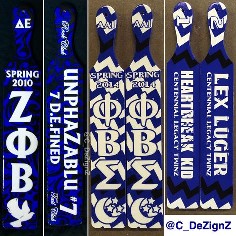 Zeta Phi Beta & Phi Beta Sigma custom paddles Zeta Phi Beta Paddle, Finer Womanhood, Greek Paddles, Phi Beta Sigma, Small Theatre, Theater Design, Zeta Phi Beta, Random Image, Paddles