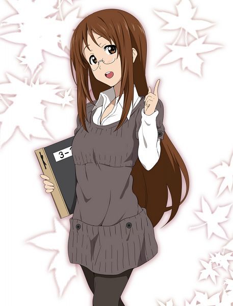 Sawako Yamanaka Anime: K-on Teacher Images, Brown Eyes Brown Hair, Hair Dress, Kyoto Animation, K On, Eyes Brown, Anime Titles, Girls With Glasses, Free Anime