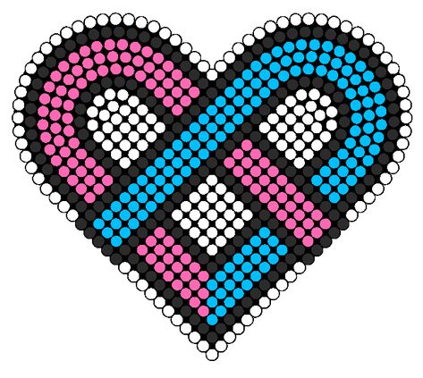 Perler Valentine Patterns, Heart Perler Bead Patterns, Beads Patterns, Fuse Bead Patterns, Plastic Canvas Stitches, Pattern Maker, Valentines Patterns, Beads Designs, Treasure Crafts