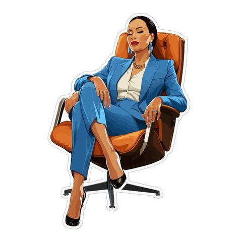 Vector business woman character | Premium Vector #Freepik #vector #corporate #armchair #illustration #employee Boss Woman Illustration, Armchair Illustration, Woman Character, Boss Woman, About Business, Woman Illustration, Psd Icon, Punch Needle, Vector Photo