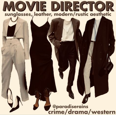 movie director niche meme film student hollywood aesthetic Academia Aesthetic Outfit Winter, Dark Academia Aesthetic Outfit, Academia Aesthetic Outfit, Dark Academia Outfits, Glamouröse Outfits, Mood Clothes, Academia Outfits, Dark Academia Fashion, Movie Director