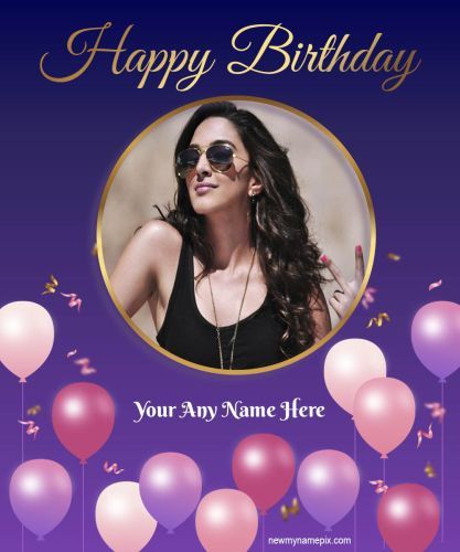 Happy Birthday Wish For Daughter, Birthday Wishes With Photo Edit, Happy Birthday With Name And Photo, Happy Birthday Frame Add Photo, Birthday Frames Design, Happy Birthday Wishes With Photo, Happy Birthday Photo Frame, Happy Birthday Photo Editor, Birthday For Mom