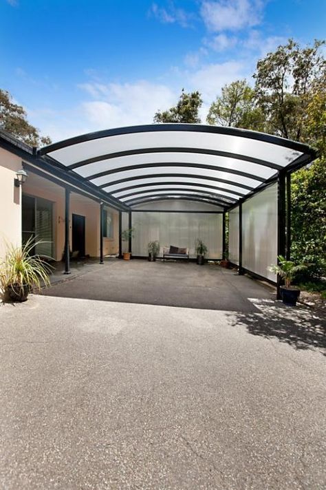 Carport Design Ideas - Get Inspired by photos of Carports from Australian Designers & Trade Professionals - Australia | hipages.com.au Porch Shades, Building A Carport, Pergola Carport, Covered Patio Design, Rooftop Terrace Design, Carport Designs, Outdoor Furniture Design, Terrace Design, Patio Roof