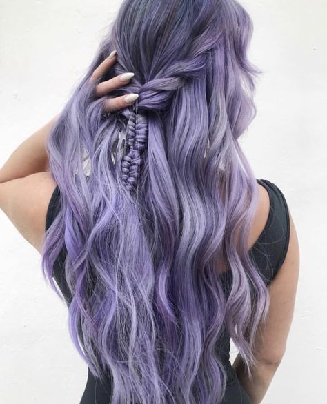 Pulp Riot Hair Color - Smokey Lavender Haircolor Ideas, Pulp Riot Hair Color, Pulp Riot Hair, Lilac Hair, Pulp Riot, Dye Ideas, Lavender Hair, Awesome Hair, Bright Hair