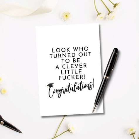 Funny Graduation Cards, Printable Anniversary Cards, Printable Valentines Cards, 2022 Graduation, Congrats Card, Graduation Funny, Graduation Card, Wild Card, Graduation Cards