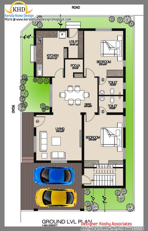 One Floor House Plans, 30x50 House Plans, Budget House Plans, North Facing House, 20x40 House Plans, 30x40 House Plans, Single House, 2bhk House Plan, Indian House Plans