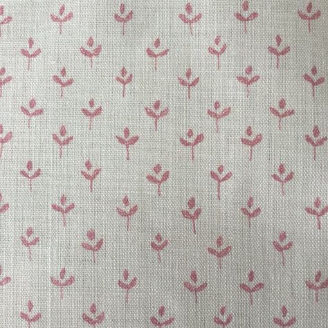 coco fabric — sarah hardaker Printed Linen Fabric, Farmhouse Fabric, Cottage Inspiration, Blue Room, Pastel Colour Palette, Room Curtains, Red Floral Print, Wallpaper Vintage, Blue Rooms