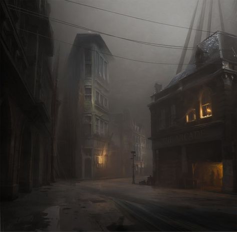 Ruined City, Apocalypse Art, Liminal Space, Isometric Art, Technology Wallpaper, Alternative Art, Cosmic Horror, The Lane, Dishonored