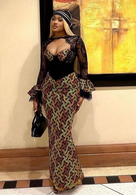 [Sponsored] 79 Hot Lace Gown Styles Nigerian Tricks You'll Be Impressed By In No Time #lacegownstylesnigerian Lace Gown Styles Nigerian, Ankara Styles For Wedding, Ankara Dress Designs, Trendy Ankara Styles, Ankara Skirt And Blouse, Lace Gown Styles, Ankara Gown Styles, Latest Ankara Styles, Ankara Dresses