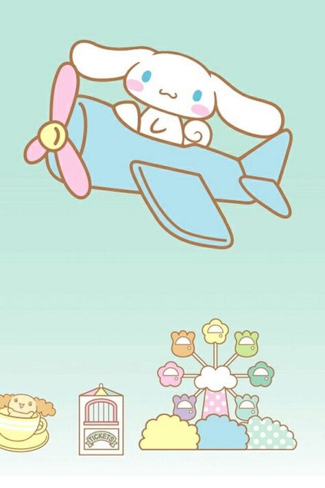 Image via We Heart It https://weheartit.com/entry/132685978 #cinnamoroll #sanrio Cinnamon Hello Kitty Wallpaper, Cinnamoroll Pictures, Cinnamon Hello Kitty, Sanrio Party, Wallpaper Sanrio, Soft Grunge Aesthetic, Memo Paper, Cinnamon Bun, Fun Fair