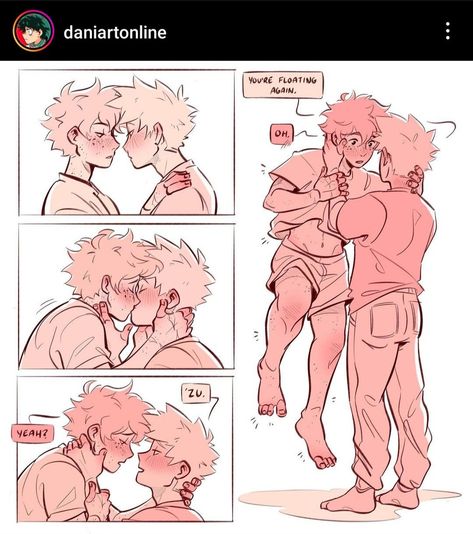 Bkdk Kiss, Katsuki Bakugou, My Hero Academia Memes, Boku No Hero Academia Funny, That Feeling, My Hero Academia Episodes, Hero Academia Characters, Cute Comics, My Hero Academia Manga