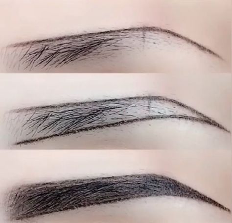 Eyebrow Makeup Techniques, Maquillage On Fleek, Eye Tricks, Eyebrow Makeup Tutorial, Eyebrow Hacks, Eyeshadow Tips, Dark Eyeshadow, Eyebrow Makeup Tips, Thick Eyebrows