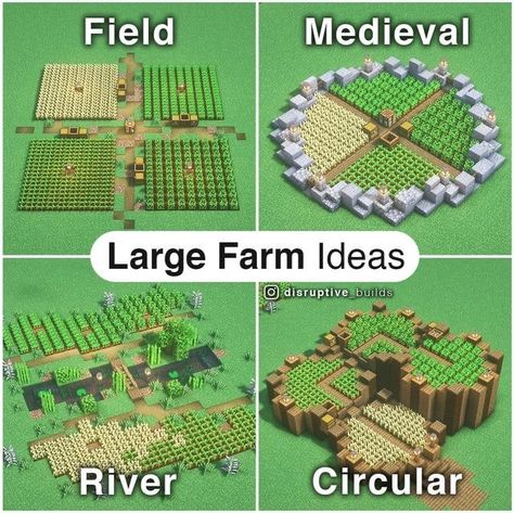 Minecraft Farmen, Minecraft Building Guide, Minecraft Welten, Case Minecraft, Minecraft Decoration, Rumah Minecraft Sederhana, Minecraft Structures, Minecraft Banner Designs, Minecraft Farm