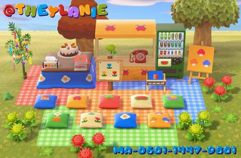 Kidcore Animal Crossing, Acnh Kidcore, Cottagecore Animal Crossing, Animal Crossing 3ds, Island Theme, Qr Codes Animal Crossing, Island Decor, Kid Core, Isometric Art