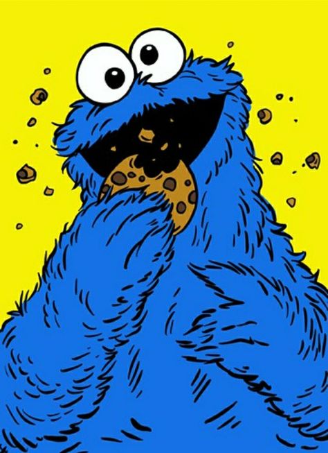 Cookie Monster Pictures, Cookie Monster Cartoon, Cookie Monster Drawing, Cookie Monster Images, Monster Images, Cookie Monster Wallpaper, Art Skateboard, Monster Tattoo, Monster Cartoon