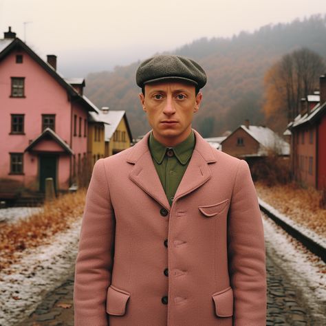 Wes Anderson Aesthetic Photography, Wes Anderson Outfits, Anderson Aesthetic, Wes Anderson Aesthetic, Wes Anderson Style, Make A Movie, A Level Photography, Grand Garden, Make Do And Mend