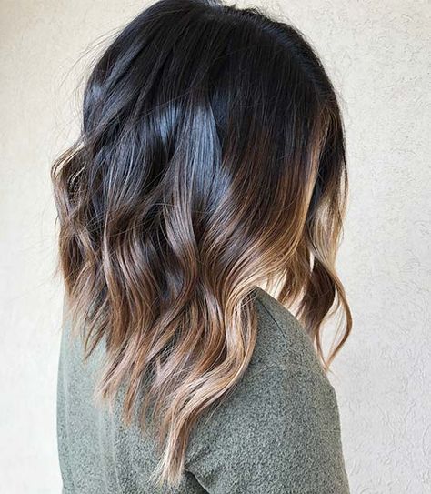 Hair Color Ideas For Brunettes Balayage, Balayage Lob, Brunette Ombre, Rambut Brunette, Short Ombre Hair, Bronde Balayage, Brunette Balayage, Lob Haircut, Ombré Hair