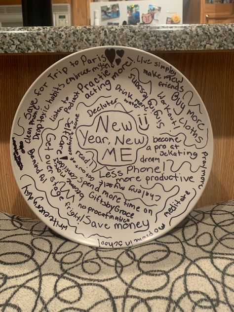 Things To Let Go Of Plate, Plate Breaking Letting Go Ideas, Let Go Plates, Breaking Plates To Let Go Ideas, Smash Plate, Plate Breaking, Writing Therapy, New Year New Me, Friend Gifts