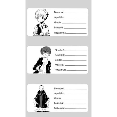 School Black And White, School Name Labels, Name Labels, Anime Dad, Avatar, Naruto, Black And White, Anime, Quick Saves