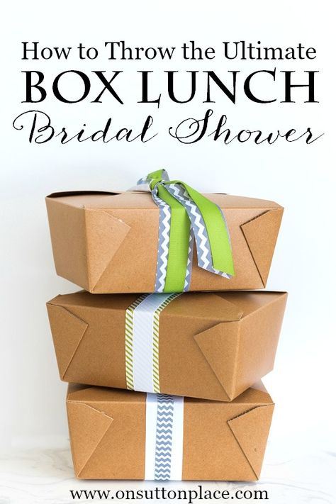 Bridal Shower Food Ideas Lunch, Box Lunch Ideas, Bridal Shower Checklist, Wedding Lunch, Bridal Shower Menu, Dinner Box, Lunch Catering, Picnic Box, Lunch Party