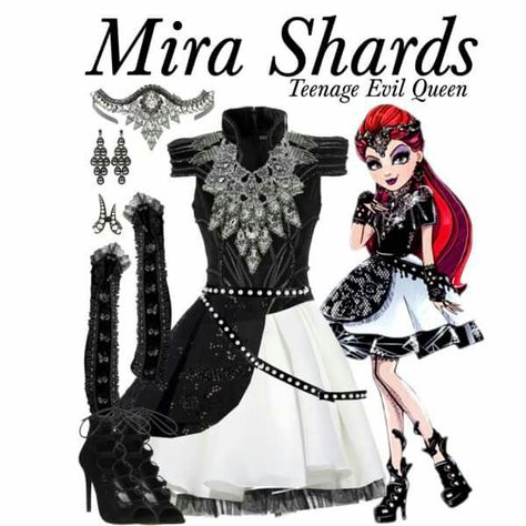 Teenage evil queen - ever after high Mira Shards, Princess Inspired Outfits, Monster High Clothes, Disney Themed Outfits, Disney Inspired Fashion, Cosplay Cute, Queen Outfit, Character Inspired Outfits, Disney Inspired Outfits