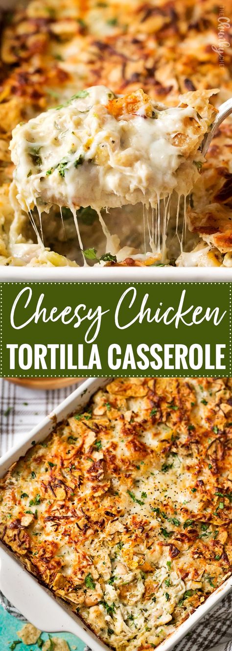 Casserole With Tortillas, Taco Casserole With Tortillas, Tortilla Casserole Recipes, Mexican Tortilla Casserole, Chicken Tortilla Casserole, Chicken Taco Casserole, Mexican Tortilla, Tortilla Casserole, The Chunky Chef