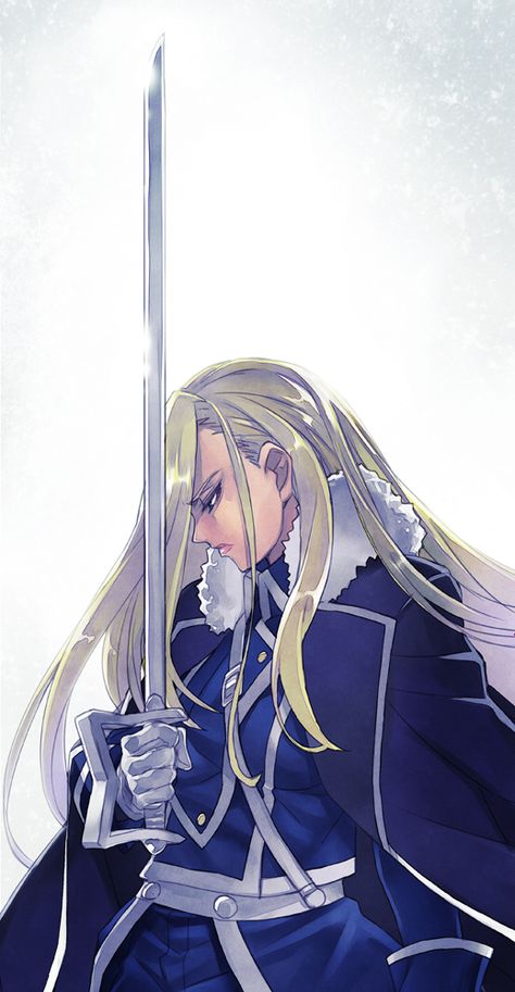 fma, full metal alchemist, olivier mira armstrong Mira Armstrong, Full Metal Alchemist Art, Olivier Mira Armstrong, Warrior Oc, Fan Art Anime, Byakuya Kuchiki, Full Metal Alchemist, Alphonse Elric, Edward Elric