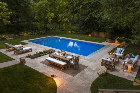 Garden Design Ideas On A Budget, Inground Pool Landscaping, Pools Backyard Inground, Pool Garden, Backyard Pool Landscaping, Dream Pools, Backyard Pool Designs, Swimming Pools Backyard, Pool Design