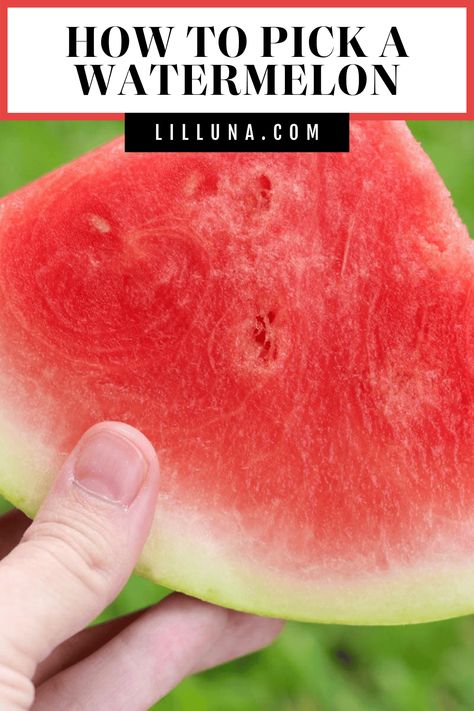 These super simple tips and tricks on how to pick out a good watermelon will give you a juicy and sweet melon every time! #howto #tipsandtricks #watermelon #watermelontips #summer Good Watermelon, Super Simple, Cooking Tips, Melon, Tips And Tricks, Super Easy, Watermelon, Life Hacks