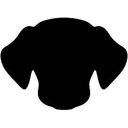 Dog Head Silhouette Animal Head Silhouette, Dog Siluette, Dog Sillhoutte, Dog Silloettes, Dog Silhouette Printable, Animal Silhouette Art, Dog Head Silhouette, Dogs Silhouette, Lab Retriever