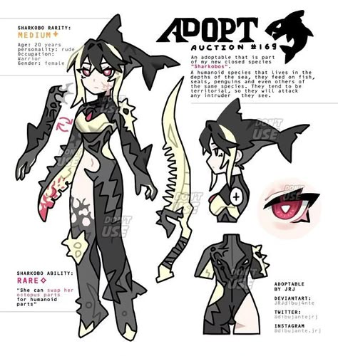 Adoptable Species, Original Species Reference Sheet, Adopts Oc, Oc Species Ideas, Oc Species, Species Sheet, Species Ideas, Species Design, Original Species