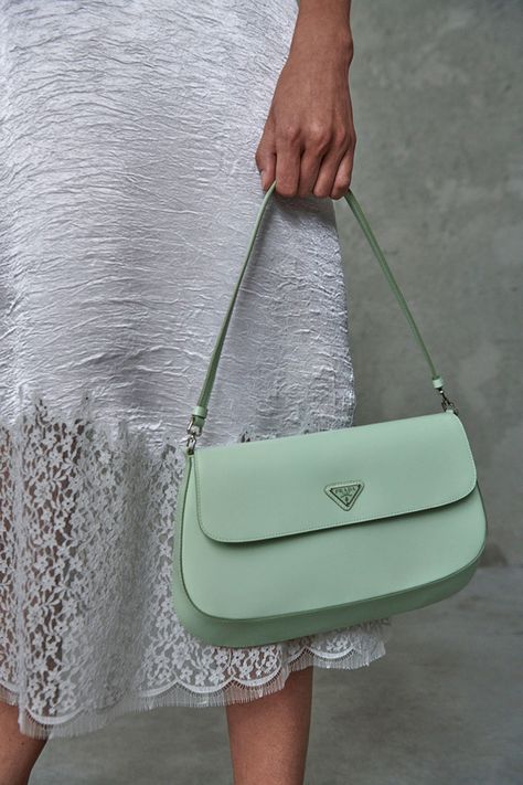 multiple views ss21 | PRADA Aesthetic Purses, Prada Aesthetic, Prada Fashion, Wedding In Italy, Bag Prada, Luxury Purses, Fancy Bags, Pretty Bags, Cute Bags